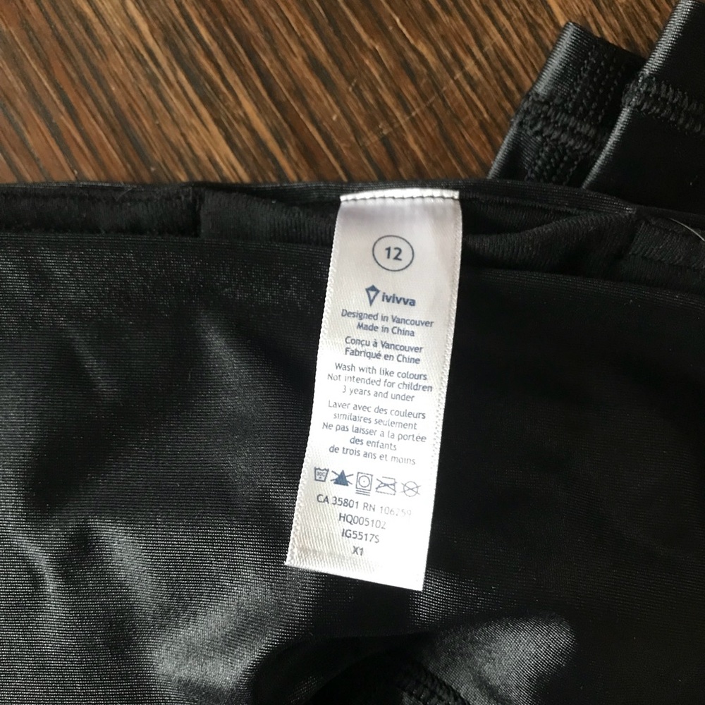 Ivivva girls size 12 Rhythmic tights